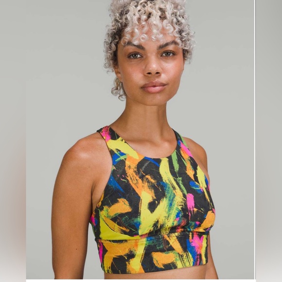 LULULEMON Wunder Train Longline Bra Medium Support C/D Cup size 10 - Picture 1 of 6